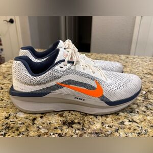 Nike Mens Air Winflo 11 Running Training Athletic Shoes Size 12 Gray Blue Orange